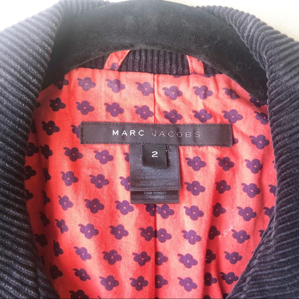 Elephant Corduroy Pea Coat - Picture 2 of 7